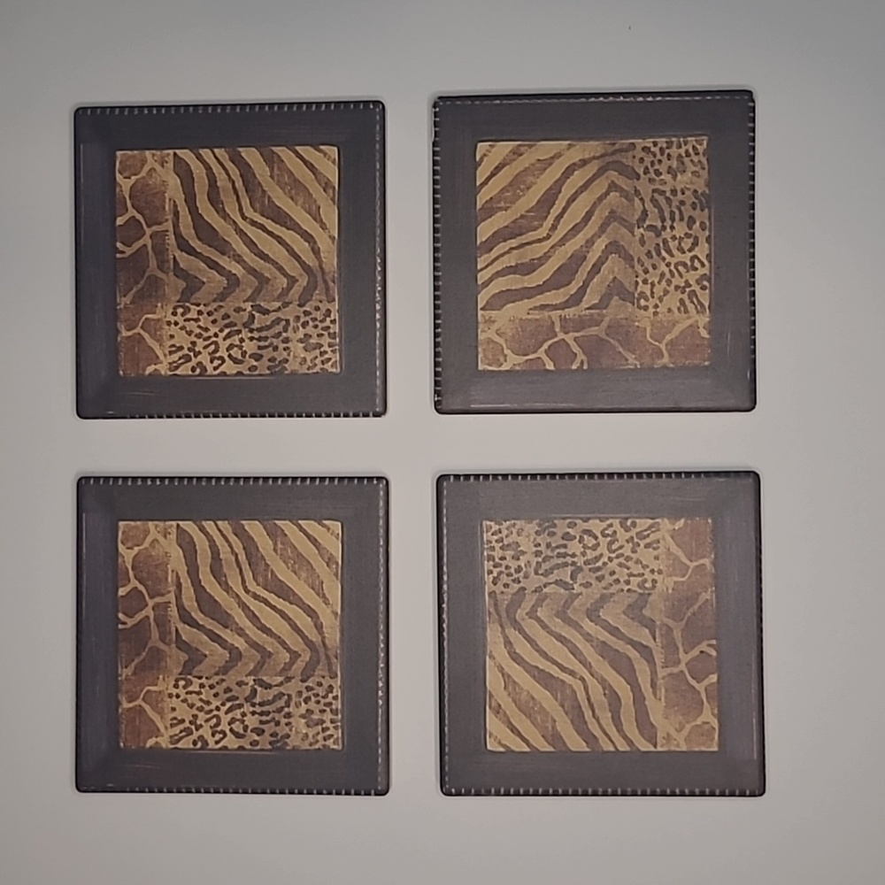 Jungle Tropics Absorbent Beverage Coasters by Veronique
